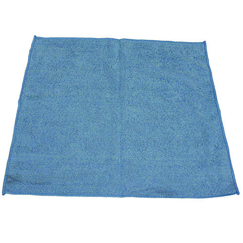 Image of Impact® Lightweight Microfiber Cloths, 16 X 16, Blue, 240/Carton