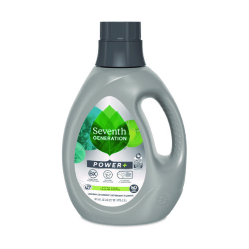 Seventh Generation® Power Plus Laundry Detergent, Fresh Scent, 87.5 oz Bottle, 4/Carton