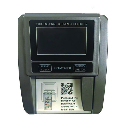 Counterfeit Detector Machine, Color; Infrared; Magnetic Strip Detection; Magnetic Ink; Size, 4.5 x 5.5 x 3.5