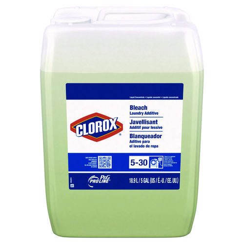 Clorox Bleach Laundry Additive, Fresh Scent, 5 gal Bottle