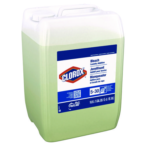 Clorox Bleach Laundry Additive, Fresh Scent, 5 gal Bottle