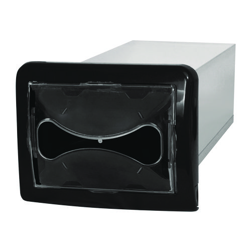 Tandem In-Counter Interfold Napkins Dispenser, 6.25 x 18 x 6.5, Black