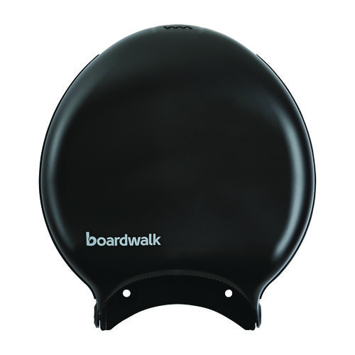 Image of Boardwalk® Single Jumbo Toilet Tissue Dispenser, 11 X 6.25 X 12.25, Black