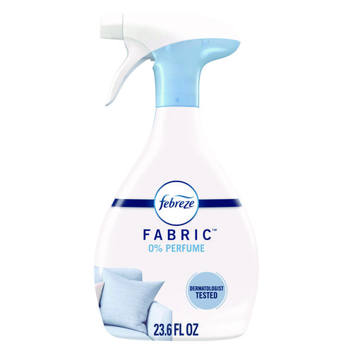 FABRIC Refresher/Odor Eliminator, Unscented, 23.6 oz Spray Bottle, 4/Carton