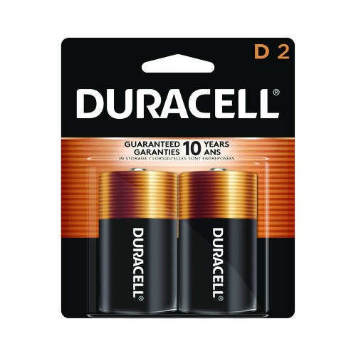 Duracell® Coppertop Alkaline D Batteries, 2/Pack