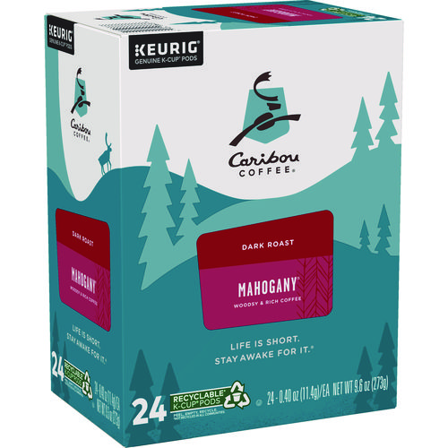 Image of Caribou Coffee® Mahogany Coffee K-Cups, 24/ Box