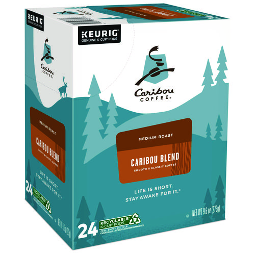 Caribou Coffee® Caribou Blend Coffee K-Cups, 24/Box