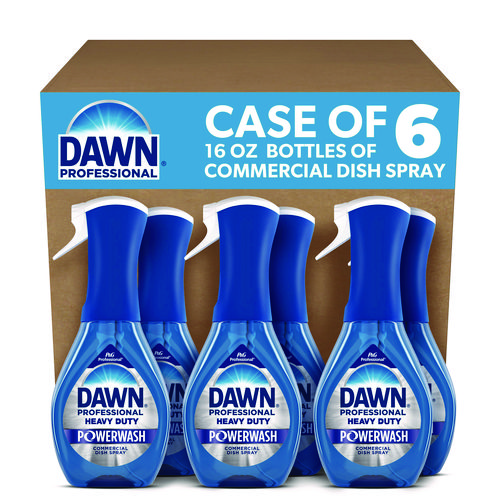 Dawn® Professional Heavy Duty Powerwash Commercial Dish Spray, 16 oz, 6 Pack: 1 Starter Kit Plus 5 Refills