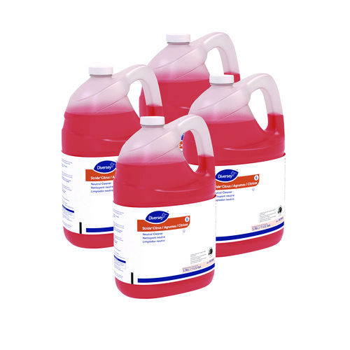 Diversey™ Stride Neutral Cleaner, Citrus Scent, 1.4 mL, 2 Bottles/Carton