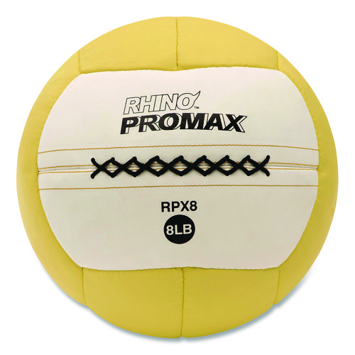 Rhino Promax Medicine Ball, 8 lb, Yellow