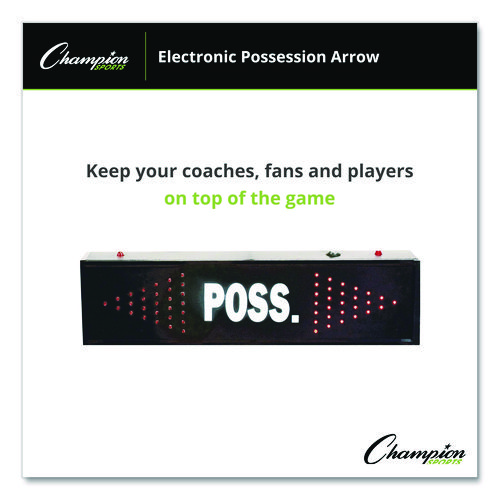 Electronic Possession Arrow, 21" x 3" x 6", Black Face, Red Graphics