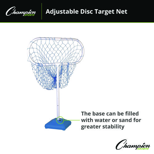 Disc Target Game Net, 30" x 12" x 24" to 36" h