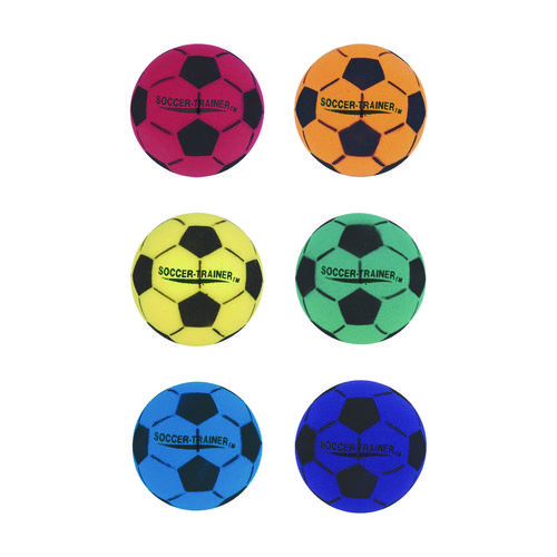 Ultra Foam Soccer Ball Set, Assorted Colors, 6/Set