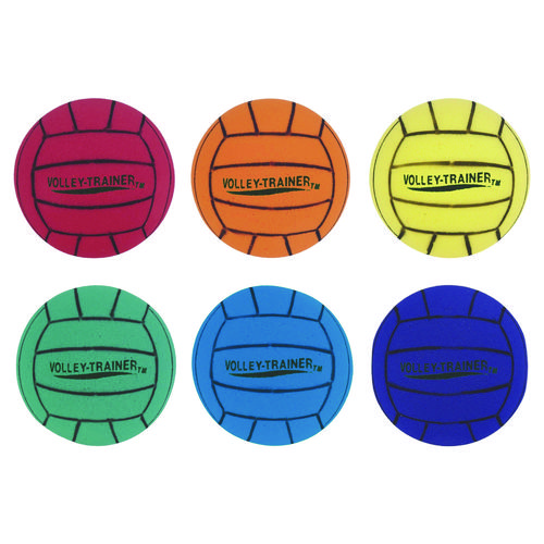 Ultra Foam Volleyball Set, Assorted Colors, 6/Set