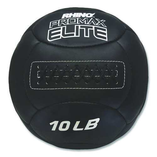 Rhino Promax Elite Medicine Ball, 10 lb, Black