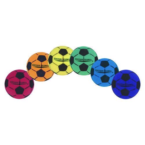 Ultra Foam Soccer Ball Set, Assorted Colors, 6/Set