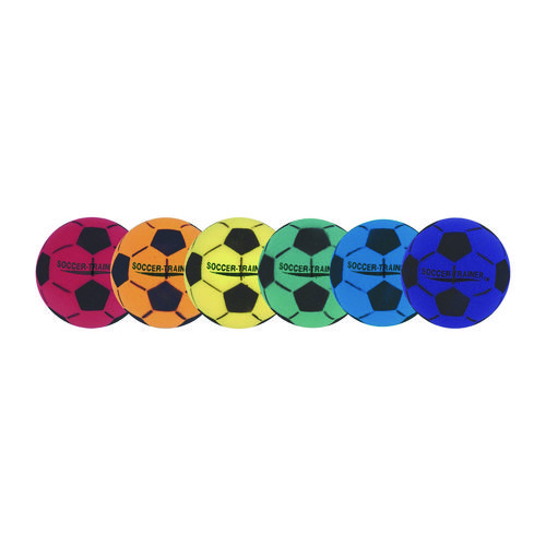 Ultra Foam Soccer Ball Set, Assorted Colors, 6/Set