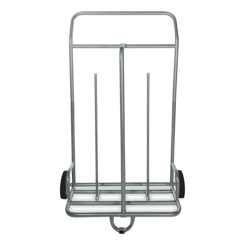 Scooter Storage Cart, Metal, 132 lb Capacity, 16 x 32 x 48, Silver