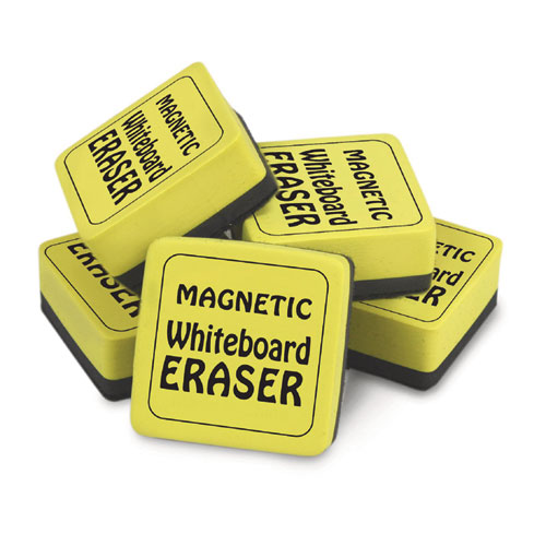 Image of Magnetic Whiteboard Eraser, 2 x 2 x 1, 12/Pack