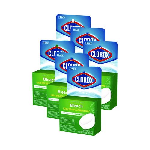 Clorox® Automatic Toilet Bowl Cleaner, 3.5 oz Tablet, 2/Pack