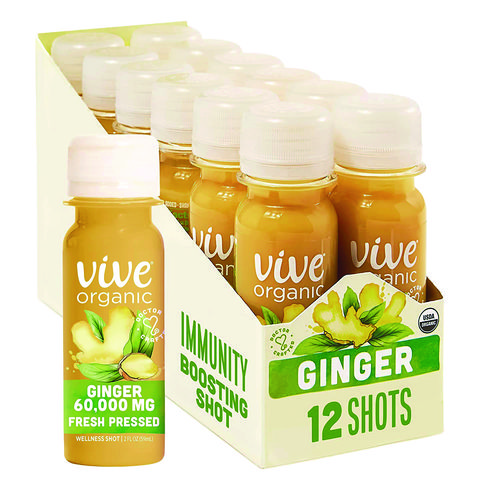 Image of Pure Boost, Ginger, 2 oz Bottle, 12/Carton, Ships in 1-3 Business Days