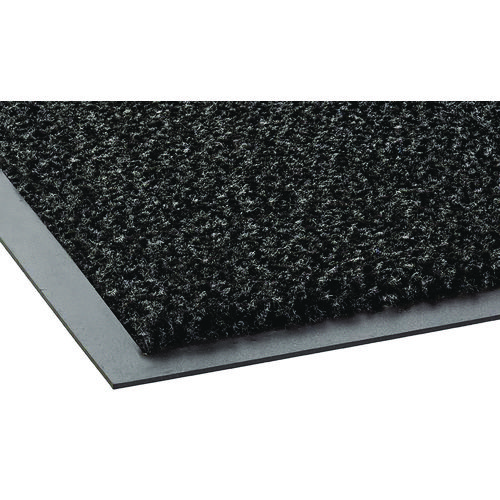 Dust-Star Microfiber Wiper Mat, 48 x 72, Charcoal