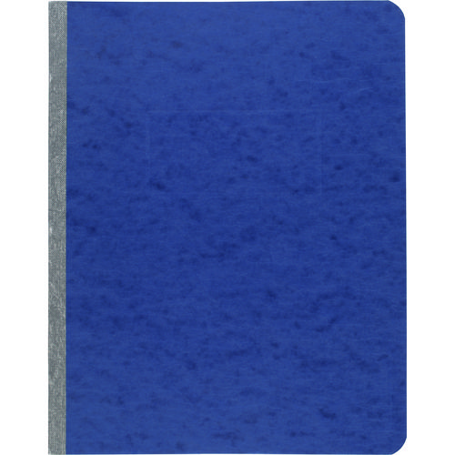 Acco Pressboard Report Cover With Tyvek Reinforced Hinge, Two-Piece Prong Fastener, 3" Capacity, 8.5 X 11, Dark Blue/Dark Blue