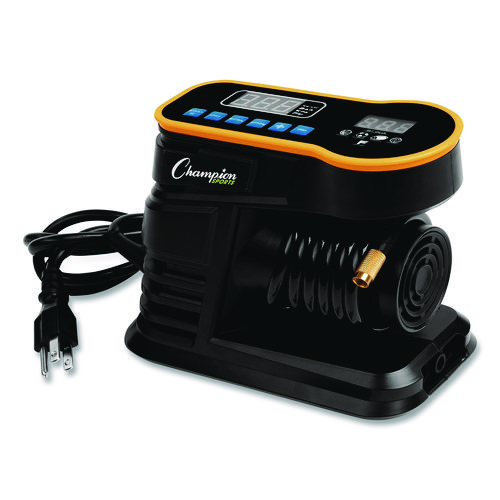 Champion Sports Digital Electronic Inflator, 0.78 cu ft/min, 30 psi, 70" Cord