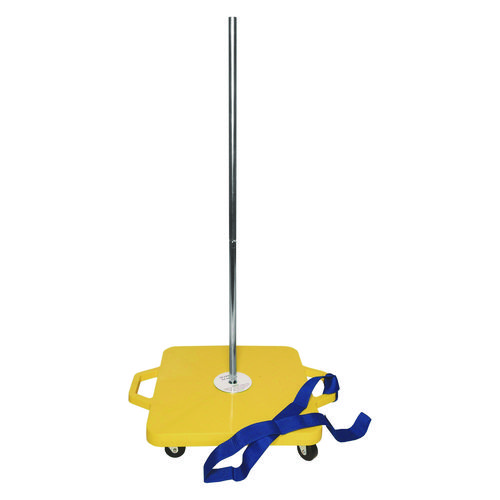 Scooter Stacker, Plastic, 176 lb Capacity, 21 x 16 x 39, Silver/Yellow