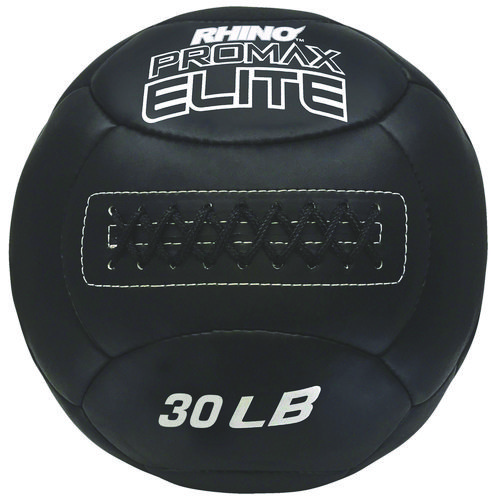 Rhino Promax Elite Medicine Ball, 30 lb, Black