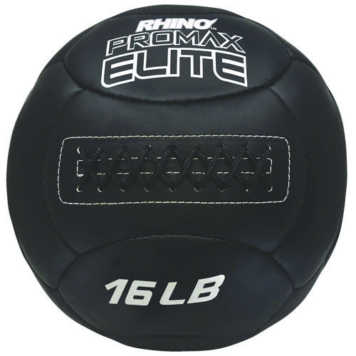 Rhino Promax Elite Medicine Ball, 16 lb, Black