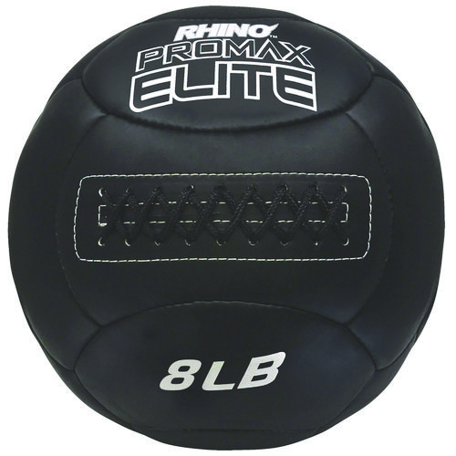 Rhino Promax Elite Medicine Ball, 8 lb, Black