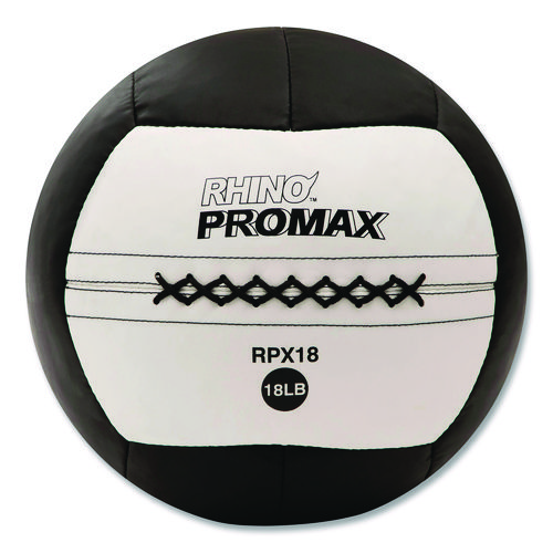 Rhino Promax Medicine Ball, 18 lb, Black