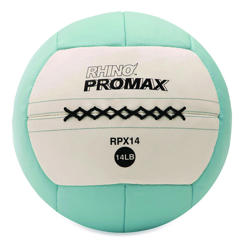 Rhino Promax Medicine Ball, 14 lb, Light Blue