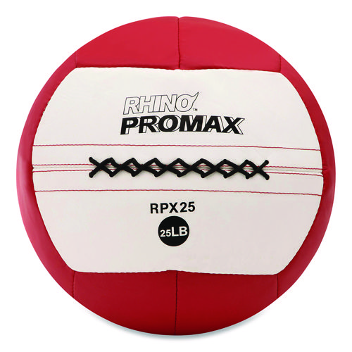 Rhino Promax Medicine Ball, 25 lb, Red