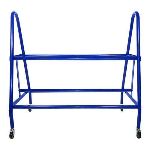 Heavy-Duty Deluxe Ball Cart, Metal, 132 lb Capacity, 17.5 x 38 x 35.75, Blue
