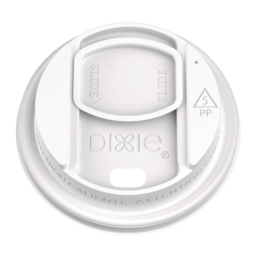Smart Top Reclosable Lids for Hot Cups, Fits 10 oz to 20 oz Cups, White, 1,000/Carton