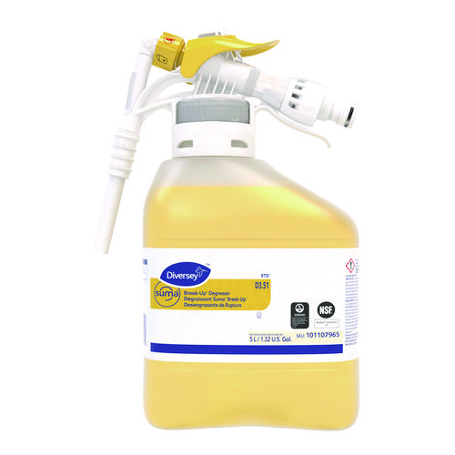 Suma Break-Up Degreaser D3.51, 5 L Bottle with Sprayer