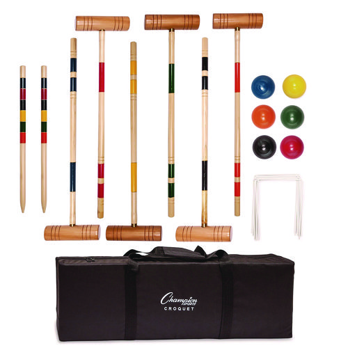 Deluxe Croquet Tournament Set, with Carry Bag