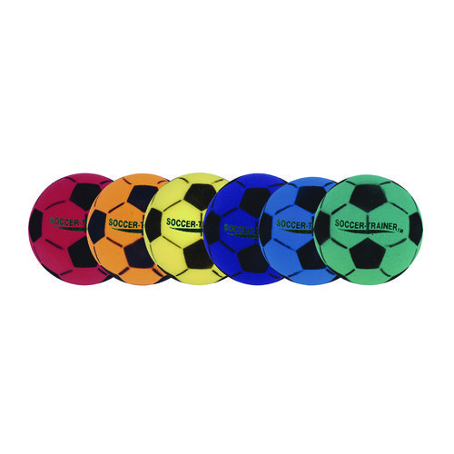 Ultra Foam Soccer Ball Set, Assorted Colors, 6/Set