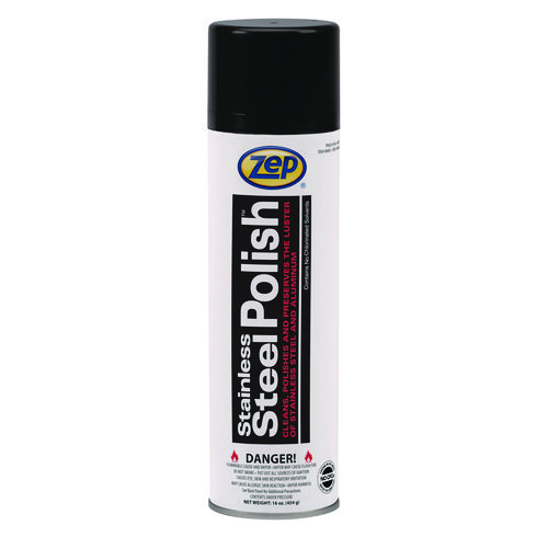 Stainless Steel Polish, 16 oz Aerosol Spray, 12/Carton