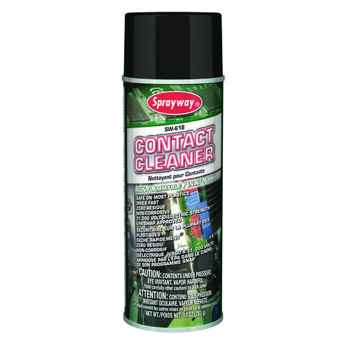 Contact Cleaner, 10 oz Aerosol Spray, 12/Carton