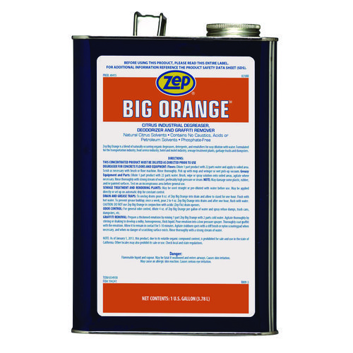 Big Orange, 1 gal Bottle, 4/Carton