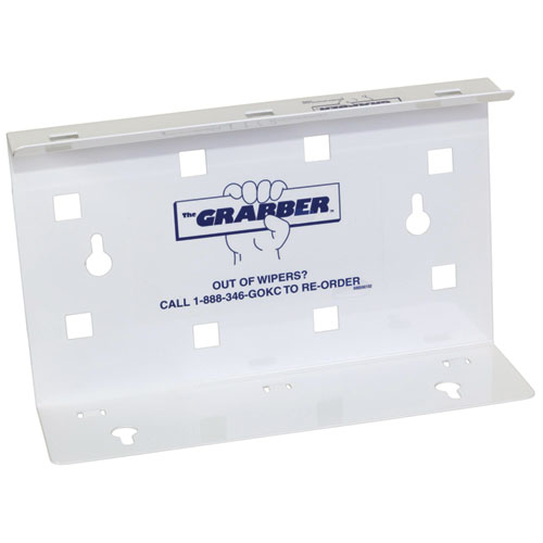 Image of The Grabber Wiper Dispenser for Wypall Wipes, 9.4 x, 2.8 x, 5.9, White