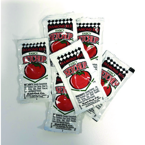 Sauce, Ketchup, 8 g Packet, 1,000/Carton