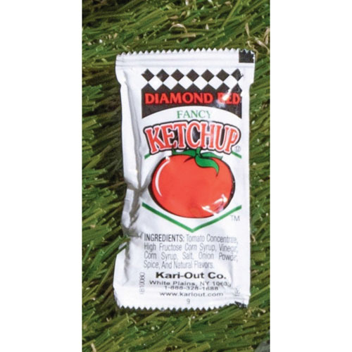 Sauce, Ketchup, 8 g Packet, 1,000/Carton