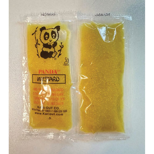 Sauce, Mustard, 9 g Packet, 450/Carton