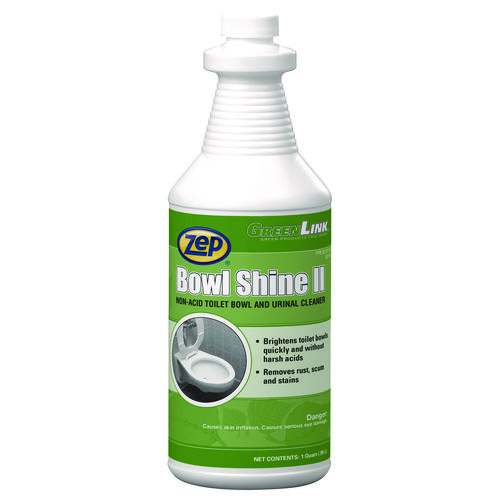 Bowl Shine II, Pleasant Scent, 1 qt Bottle, 12/Carton