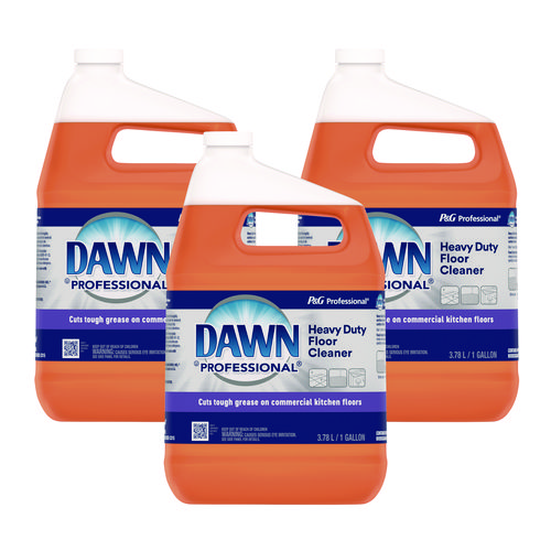 Dawn® Professional Heavy-Duty Floor Cleaner, Neutral Scent, 1 Gal Bottle, 3/Carton