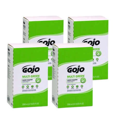 Image of Gojo® Multi Green Hand Cleaner Refill, Citrus Scent, 2,000 Ml, 4/Carton